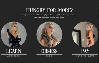 Divine Goddess Jessica - "Hungry For More" Section